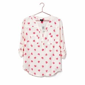 Torrid Heart Print Blouse ❤️✨ New With Tags